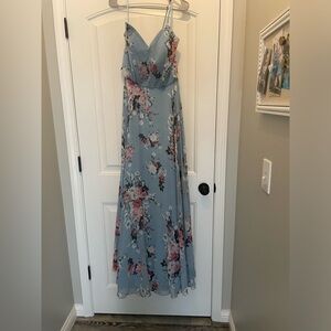 Kleinfeld floral dress. Such pretty colors and very flowy